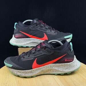 Nike Men’s Pegasus Trail 3 GORE-TEX Running Shoes Black/Red Size 9.5 DC8793-002